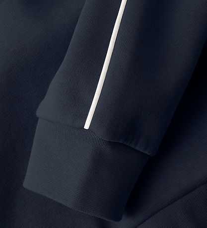 LMTD Hoodie - NlfBlake - Dark Sapphire/White Pipings