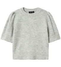 T-Shirt LMTD - Tricoté - NlfLodet - Light Grey Melange T-Shirt LMTD - Tricoté - NlfLodet - Light Grey Melange