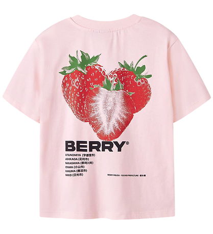 T-Shirt LMTD - NlfBerry - Crystal Rose/Strawberry T-Shirt LMTD - NlfBerry - Crystal Rose/Strawberry