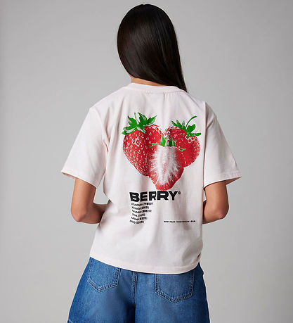 T-Shirt LMTD - NlfBerry - Crystal Rose/Strawberry T-Shirt LMTD - NlfBerry - Crystal Rose/Strawberry