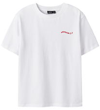 T-Shirt LMTD - NlfHeart - Bright White/Rouge T-Shirt LMTD - NlfHeart - Bright White/Rouge