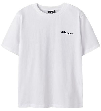 LMTD T-shirt - NlfHeart - Bright White/Blue