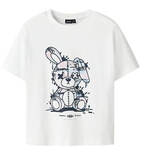 T-Shirt LMTD - NlfTedi - Bright White av. Imprimé T-Shirt LMTD - NlfTedi - Bright White av. Imprimé