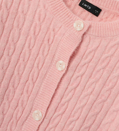 LMTD Cardigan - Stickad - NlfKave - Crystal Rosa