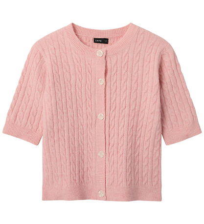 LMTD Cardigan - Stickad - NlfKave - Crystal Rosa