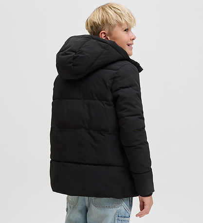 Jack & Jones Puffer Jacket - JjEowen - Black/Solid