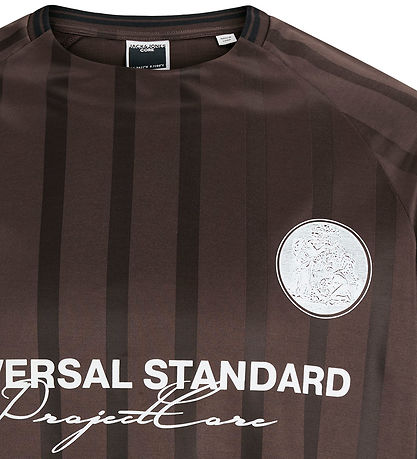 Jack & Jones T-shirt - JcoCover Retro Football - Seal Brown Jack & Jones T-shirt - JcoCover Retro Football - Seal Brown