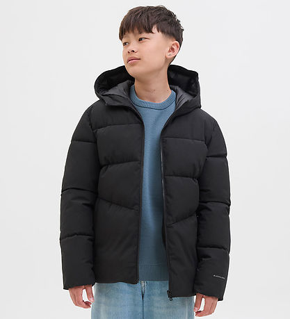 Jack & Jones Gevoerde Jas - JjGlobal - Zwart Jack & Jones Gevoerde Jas - JjGlobal - Zwart
