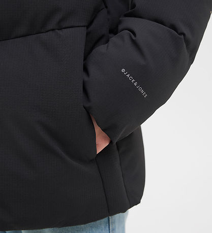 Jack & Jones Gevoerde Jas - JjGlobal - Zwart Jack & Jones Gevoerde Jas - JjGlobal - Zwart