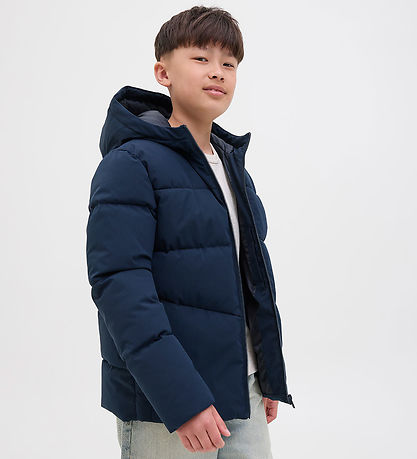 Jack & Jones Puffer Jacket - JjGlobal - Sky Captain Jack & Jones Puffer Jacket - JjGlobal - Sky Captain