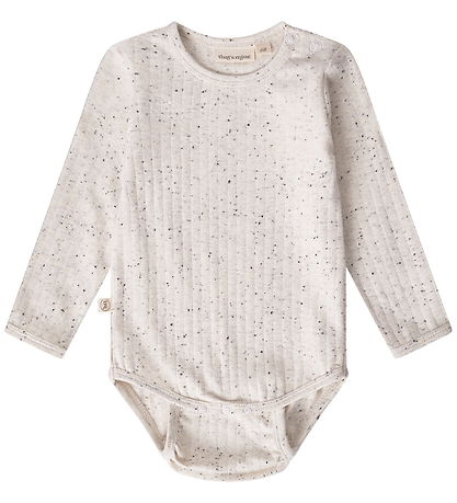 That's Mine Bodysuit l/s - Rib - Dakota - Ercu Melange That's Mine Bodysuit l/s - Rib - Dakota - Ercu Melange