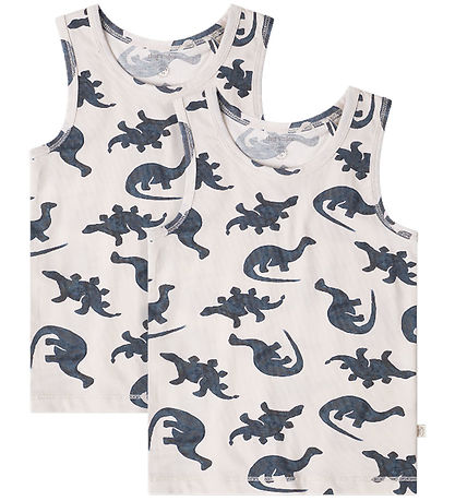 That's Mine Undershirt - 2-Pack - Emil - Mono Dino