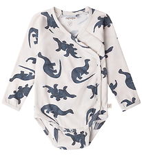 That's Mine Wrap Bodysuit l/s - Elimar - Mono Dino That's Mine Wrap Bodysuit l/s - Elimar - Mono Dino