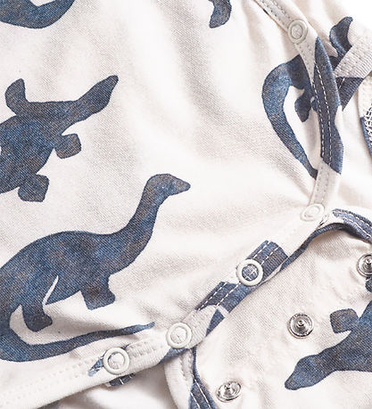 That's Mine Wrap Bodysuit l/s - Elimar - Mono Dino