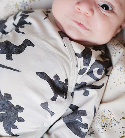 That's Mine Wrap Bodysuit l/s - Elimar - Mono Dino