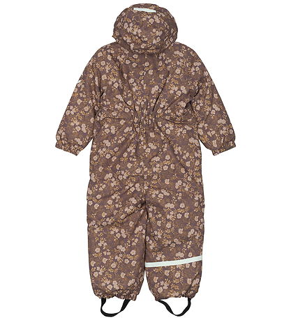 Mikk-Line Snowsuit - Recycled - Sparrow w. Flowers