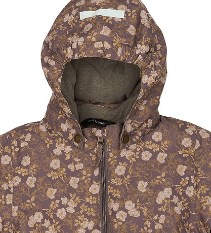 Mikk-Line Snowsuit - Recycled - Sparrow w. Flowers