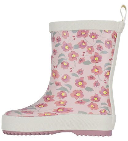 Pom Pom Rubber Boots - Autumn Anemone