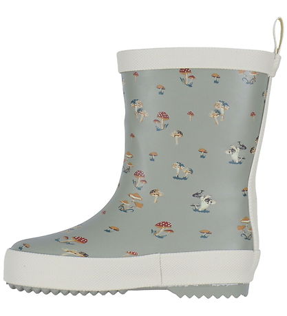 Pom Pom Rubber Boots - Fungi
