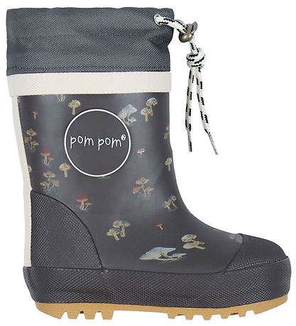 Bottes Thermiques Pom Pom - Champignons Bottes Thermiques Pom Pom - Champignons