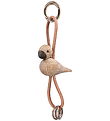 Kay Bojesen Keychain - Bird/Gold - Natural leather/Eg Kay Bojesen Keychain - Bird/Gold - Natural leather/Eg