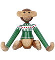 Kay Bojesen Wooden figure - Monkey Julesweater 2025 - Mini Green
