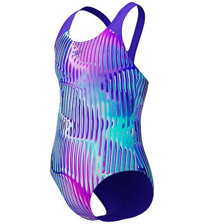 Speedo Swimsuit - Digital All-Over Splashback - Purple/Pink