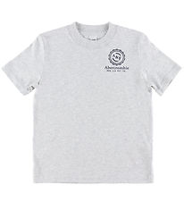 T-Shirt Abercrombie & Fitch - Light Grey Heather T-Shirt Abercrombie & Fitch - Light Grey Heather