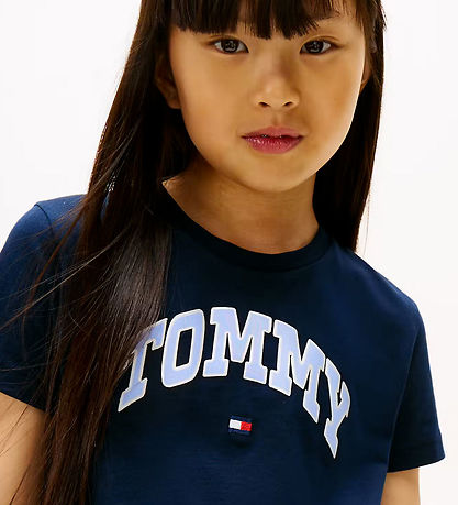 Tommy Hilfiger T-shirt - Varsity Sateen - Dark Night Navy