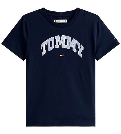 Tommy Hilfiger T-shirt - Varsity Sateen - Dark Night Navy