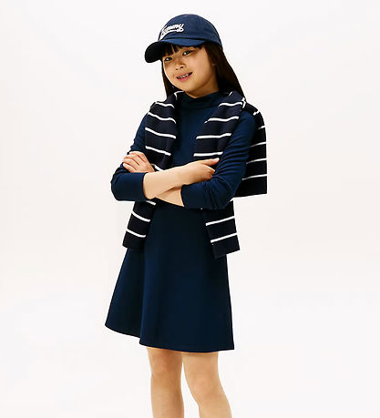 Tommy Hilfiger Dress - Essential - Dark Night Navy Tommy Hilfiger Dress - Essential - Dark Night Navy