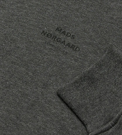 Mads Nørgaard Hoodie - Sonan - Charcoal Melange