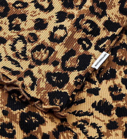 Mads Nørgaard T-shirt - Tiki - Rib - Leopard/Black