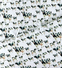 Nørgaard Madsens Bedding - Baby - White w. Cows Nørgaard Madsens Bedding - Baby - White w. Cows