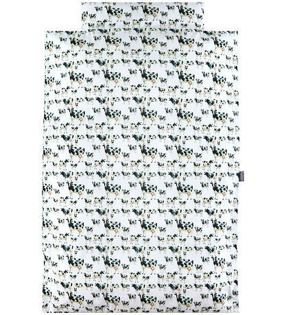 Nørgaard Madsens Bedding - Baby - White w. Cows