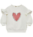 Moncler Sweatshirt - White w. Print Moncler Sweatshirt - White w. Print