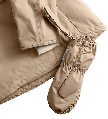 Mini A Ture Mittens - MatCesar Fleece - Savannah Tan w. Zipper