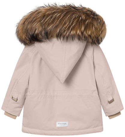 Mini A Ture Winter Coat - MatWang Fleece/Fur - Cloudy Rose