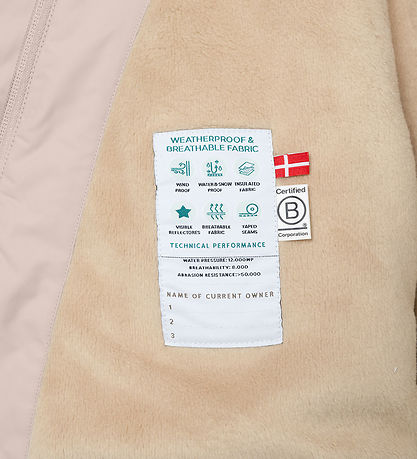 Mini A Ture Winterjacke - MatWang Fleece - Cloudy Rose