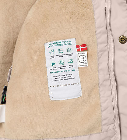 Veste d'Hiver Mini A Ture - MatWally Polaire - Cloudy Rose Veste d'Hiver Mini A Ture - MatWally Polaire - Cloudy Rose