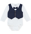 Minymo Bodysuit l/s - Snow White Minymo Bodysuit l/s - Snow White