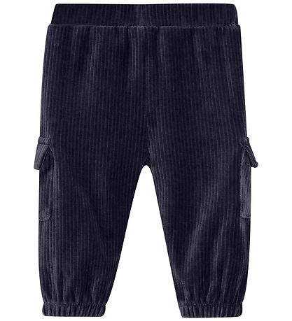 Minymo Trousers - Velvet - Parisian Night Minymo Trousers - Velvet - Parisian Night
