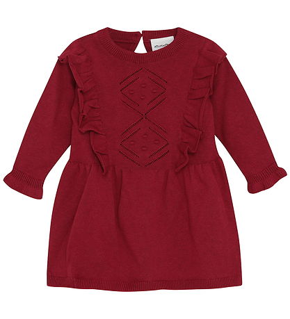 Minymo Kleid - Strick - Rio Rot