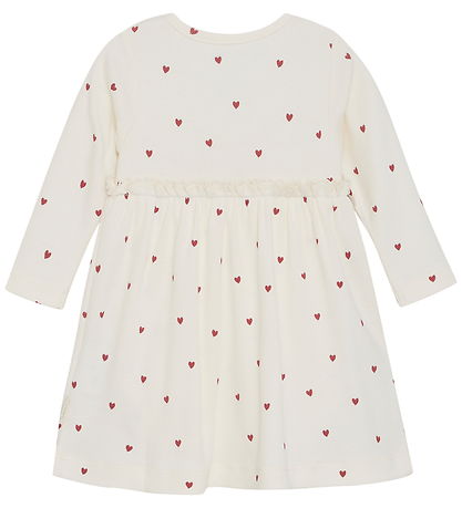 Minymo Bodysuit w. Skirt - Rib - Eggnog