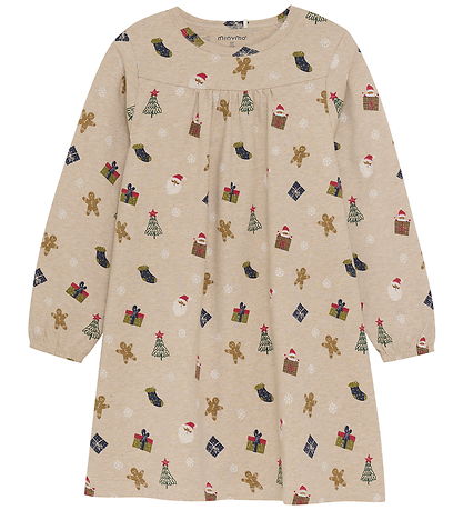 Chemise de Nuit Minymo - AOP - Beige Melange Chemise de Nuit Minymo - AOP - Beige Melange