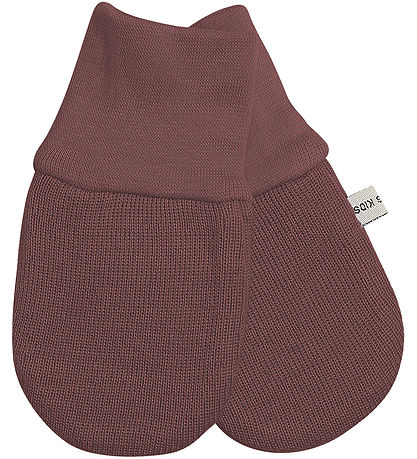 Racing Kids Mittens - Wool/Polyester - Dusty Heather