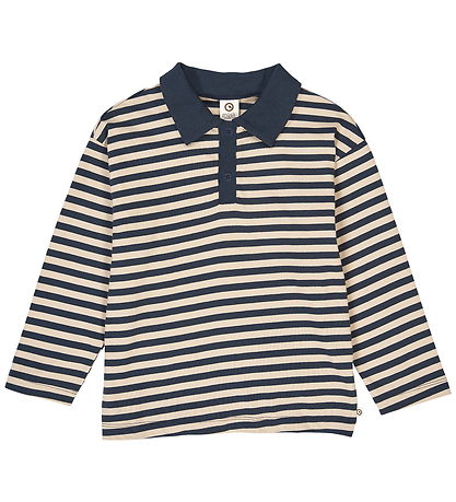 Müsli Polobluse - Stripe Polo - Oak/Nacht Blue