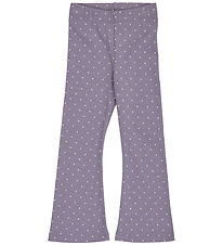 Müsli Trousers - Rib - Dot - Lilac Fog/Oak