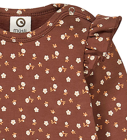 Müsli Bodysuit l/s - Cedar Frill - Root/Oak/Clay Müsli Bodysuit l/s - Cedar Frill - Root/Oak/Clay