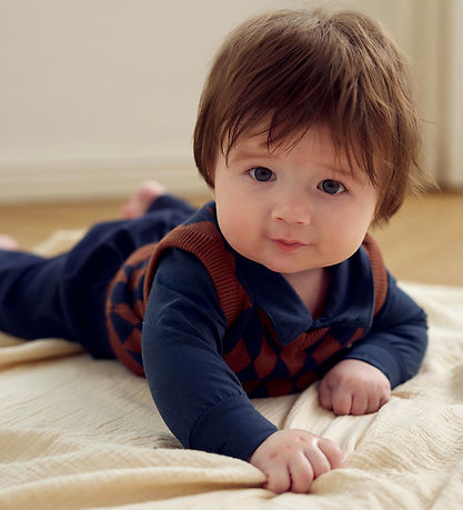Müsli Waistcoat - Knitted - Harlequin - Root